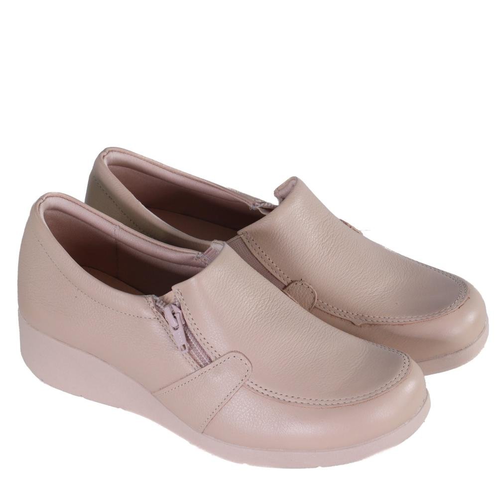 Mocassim Comfortflex Anabela 2393402 Nude Nude 3