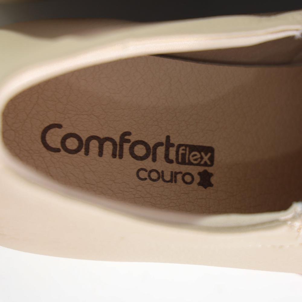 Mocassim Comfortflex Anabela 2393402 Nude Nude 6