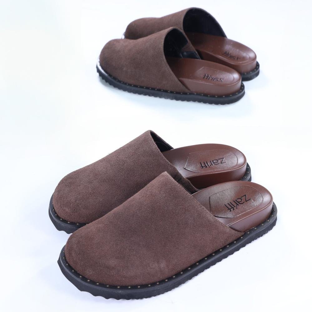 Mule Feminino Zariff em Camurça 2102-6653 Cafe Café 5