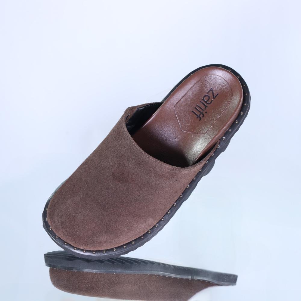 Mule Feminino Zariff em Camurça 2102-6653 Cafe Café 8