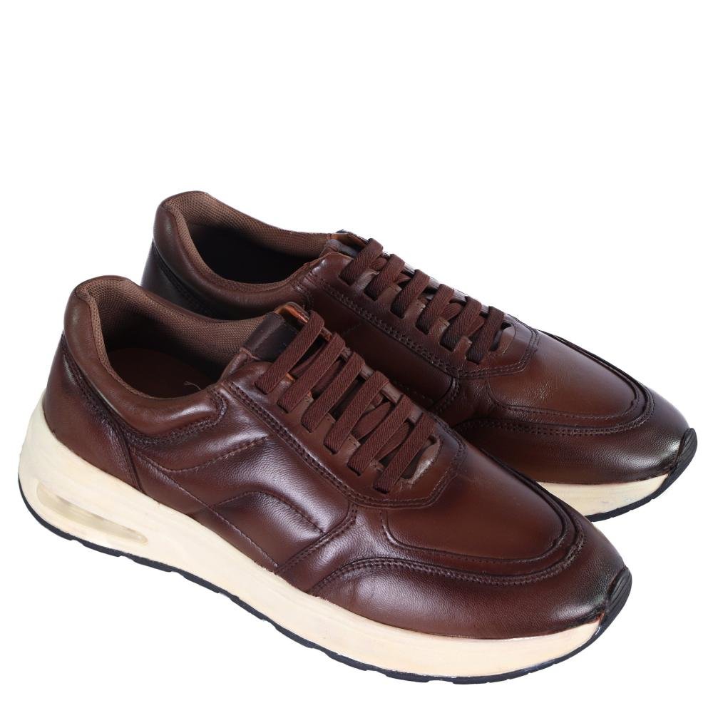 Sapatênis Masculino Zariff em Couro 62601 Whiski Whiski 3