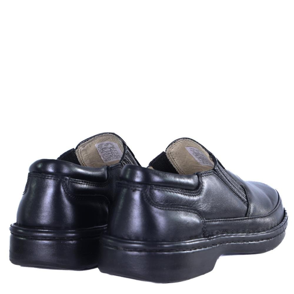 Sapato Pipper Masculino Comfort 54807 Preto Preto 6