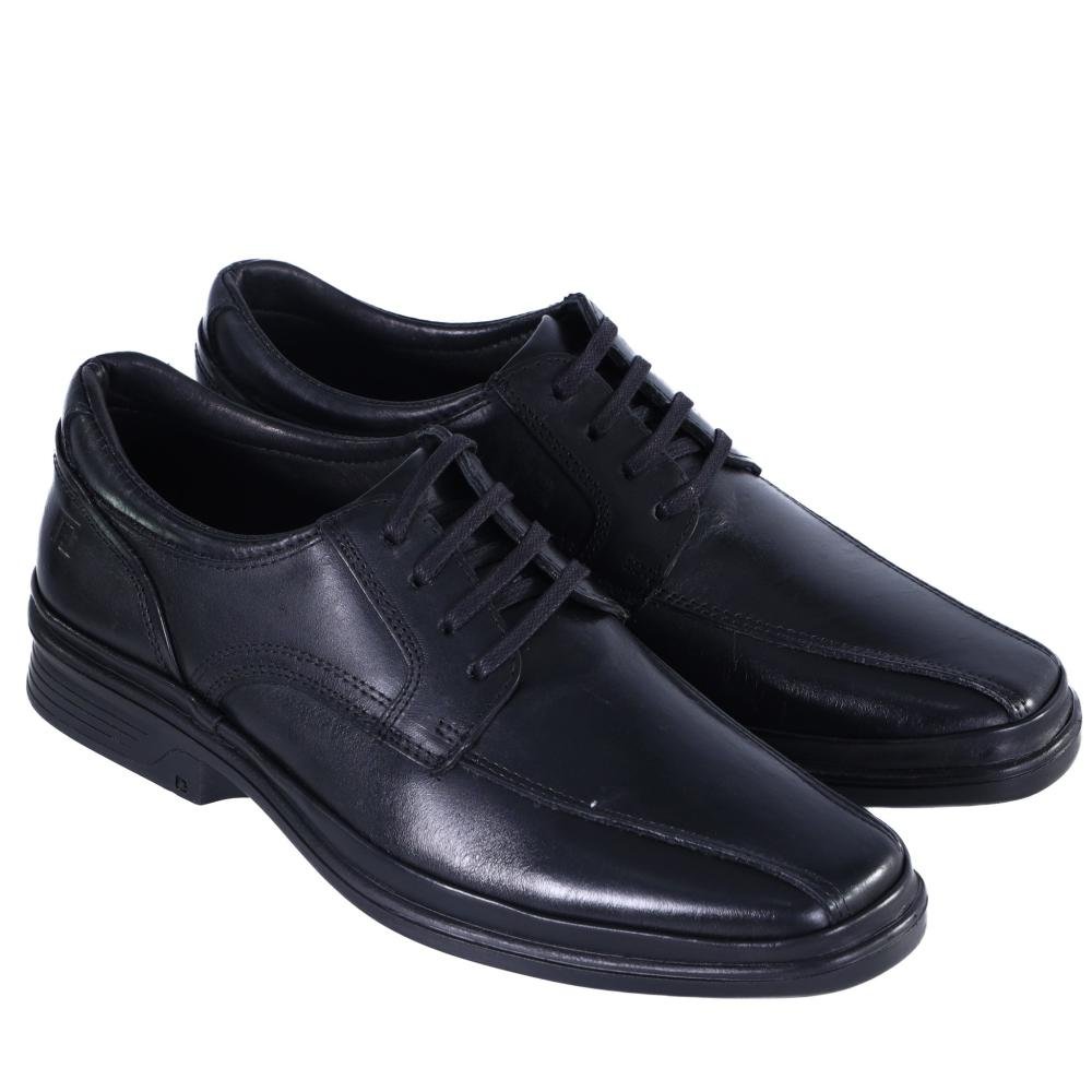Sapato Pipper Masculino Couro 54811 Preto Preto 3
