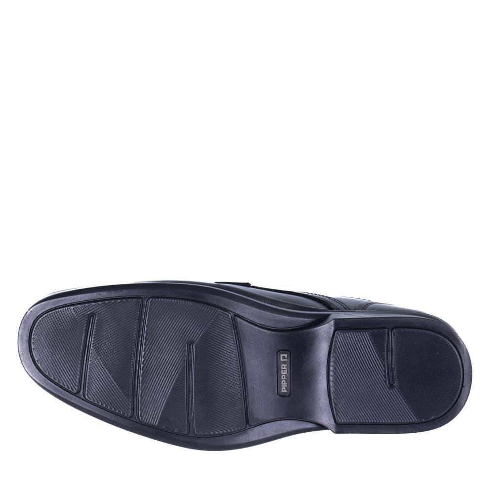 Sapato Pipper Masculino Couro 54811 Preto Preto 6