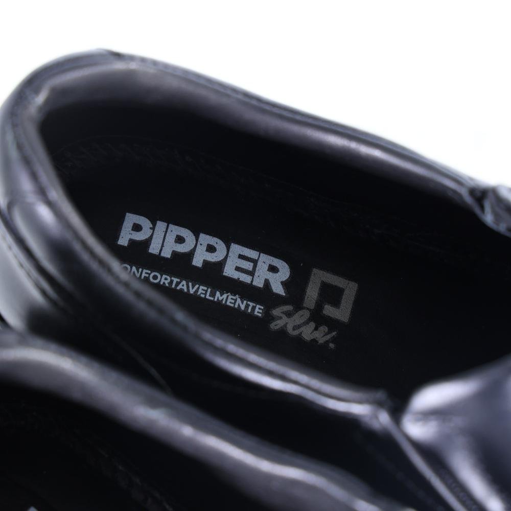 Sapato Pipper Masculino Soft 56007 Preto Preto 4
