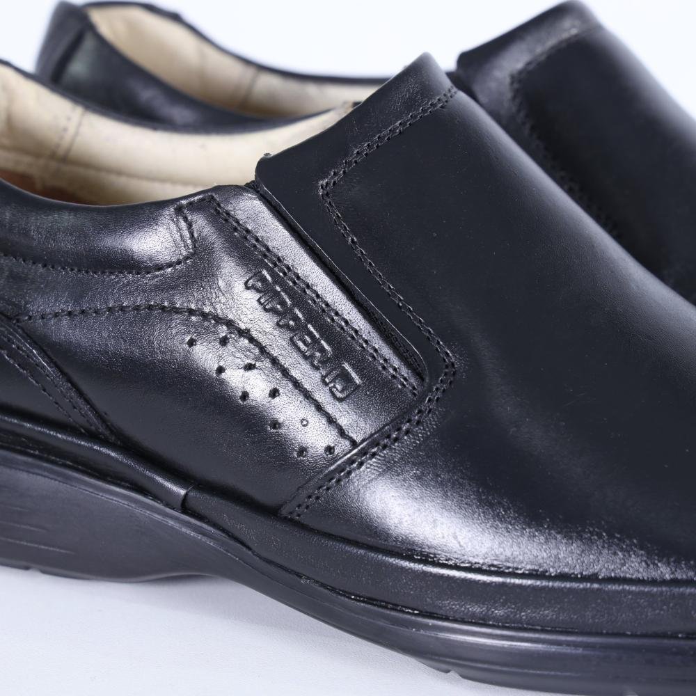 Sapato Pipper Masculino Soft 55408 Preto Preto 4