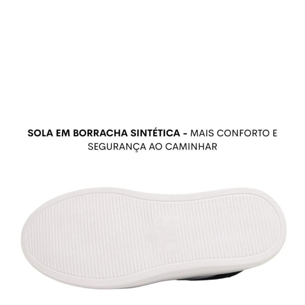 Tênis Feminino Modare 7402.104 Preto/Branco Branco 4