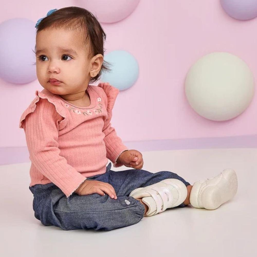 Tênis Menina Pampili 720.030.000 Branco Branco 3