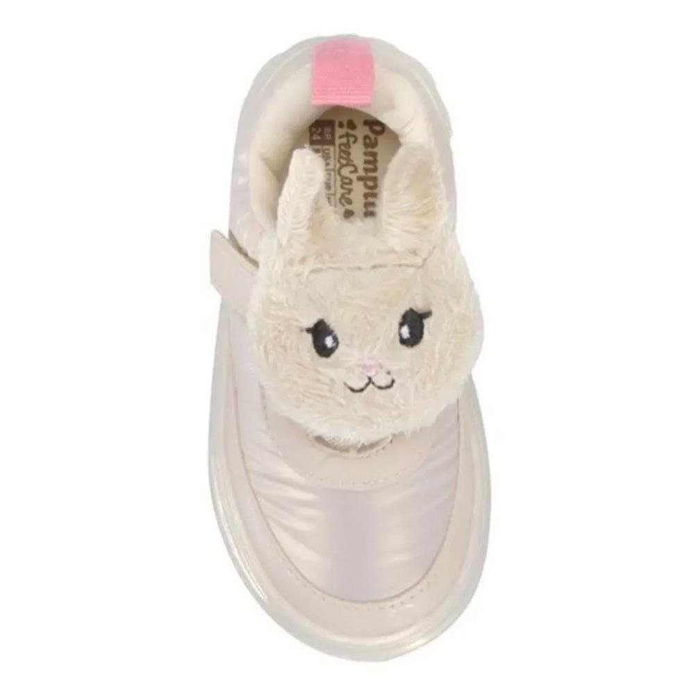Tênis Infantil Feminino Pampili com LED 483.006.000 Nude Rosa 3