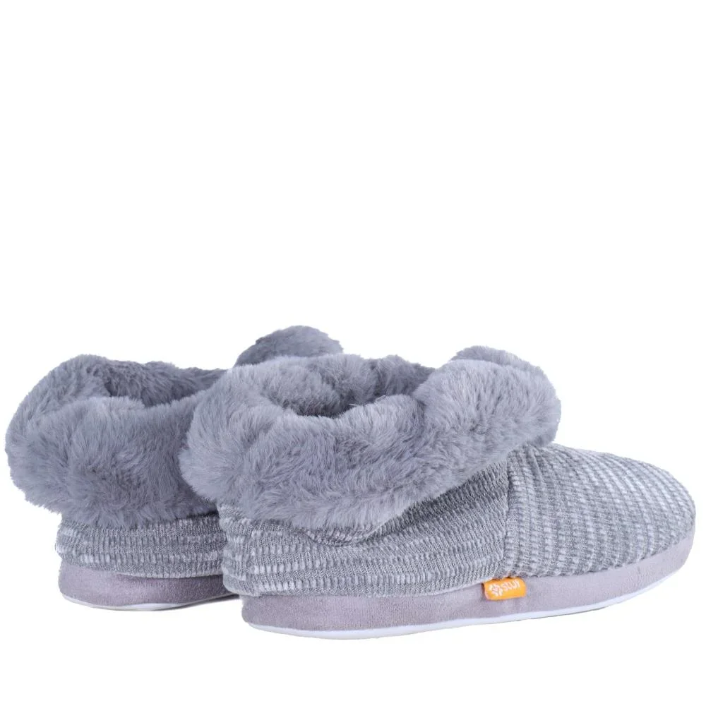 Pantufa Feminina Stuf Sb0110 Cinza Cinza 5