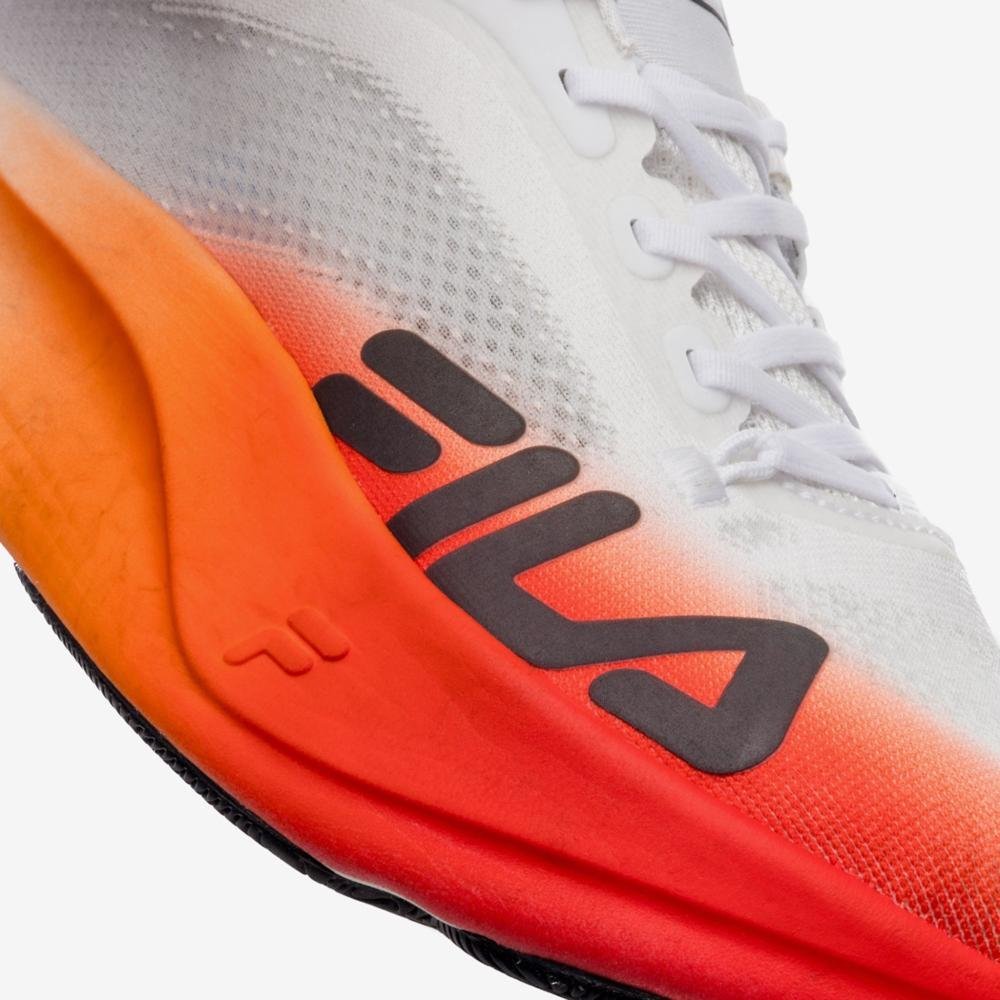 Tênis Masculino Fila Running Float Maxxi/2 Pro Branco/Laranja Branco/Laranja 3