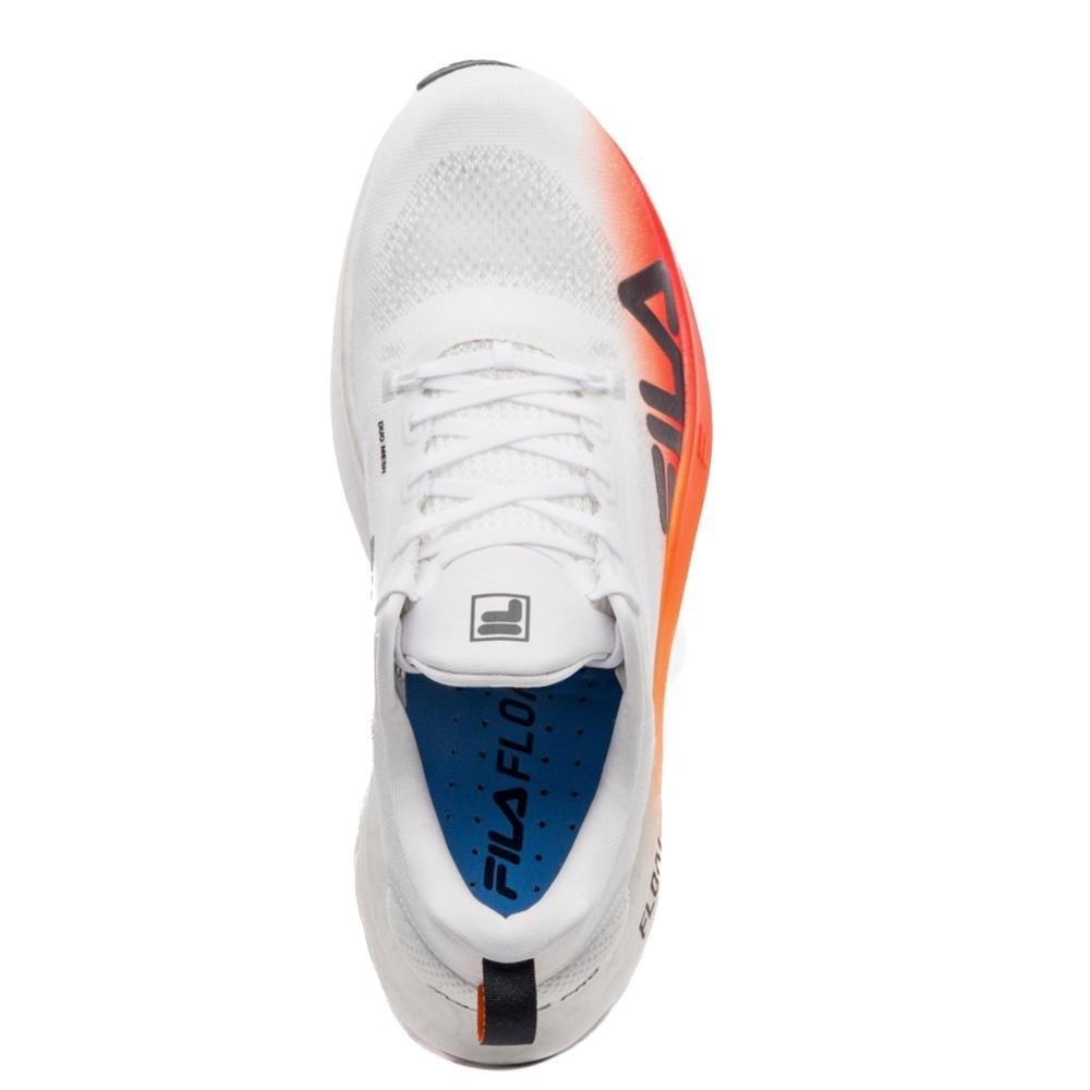 Tênis Masculino Fila Running Float Maxxi/2 Pro Branco/Laranja Branco/Laranja 6