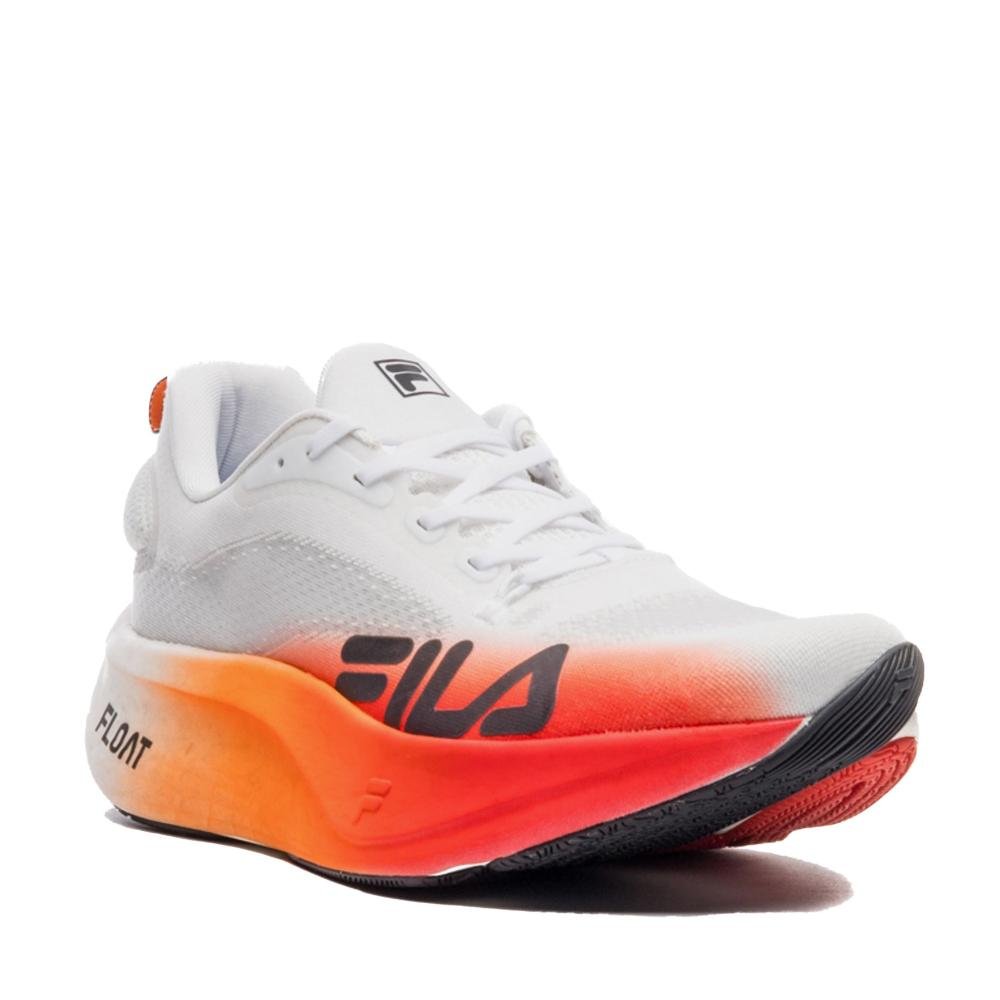 Tênis Masculino Fila Running Float Maxxi/2 Pro Branco/Laranja Branco/Laranja 9