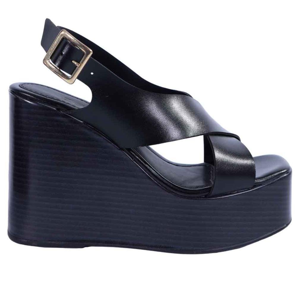 Sandália Anabela Zariff Feminina 4555-87000 Preto