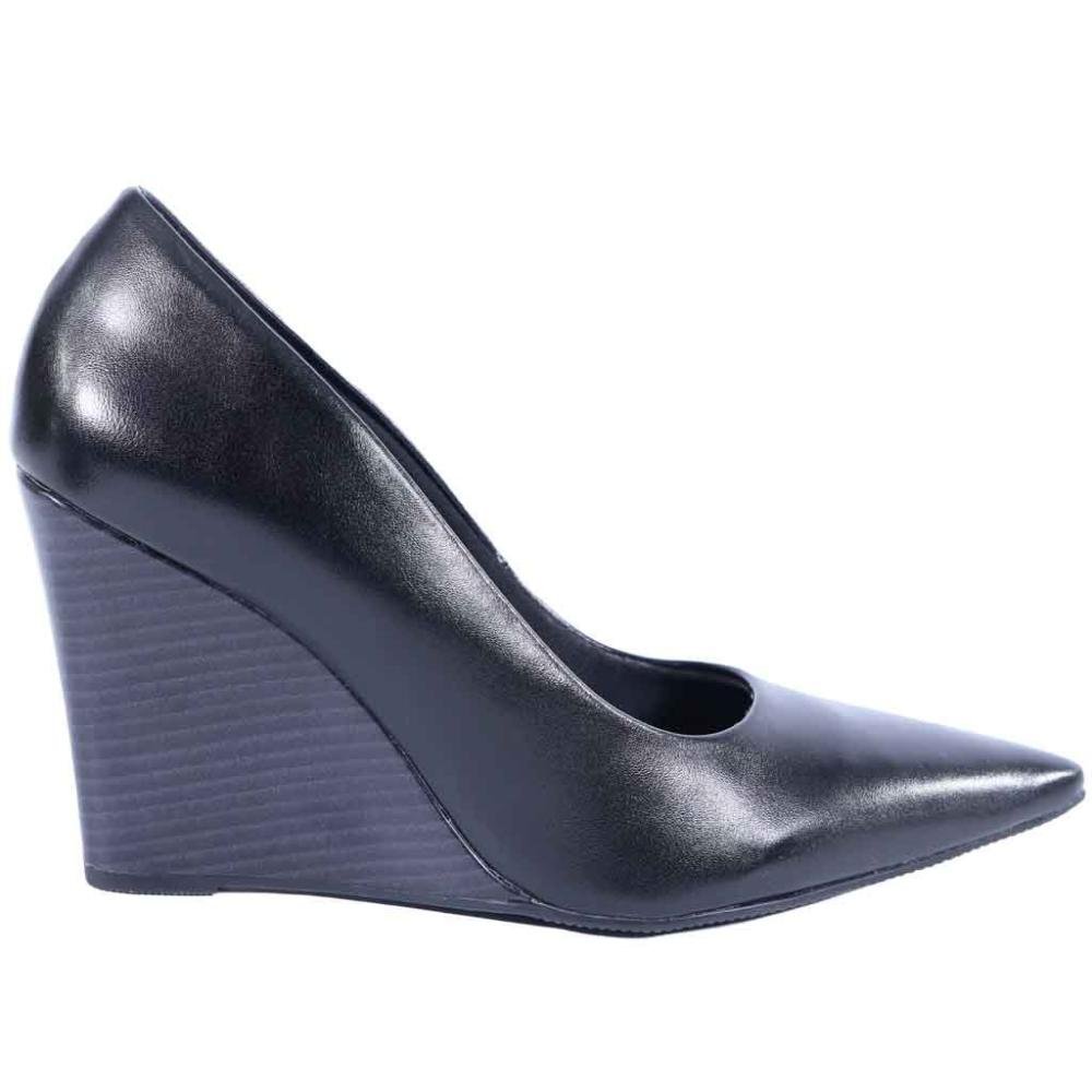 Scarpin Feminino Zariff com Salto Anabela 4634-89163 Preto Preto 1