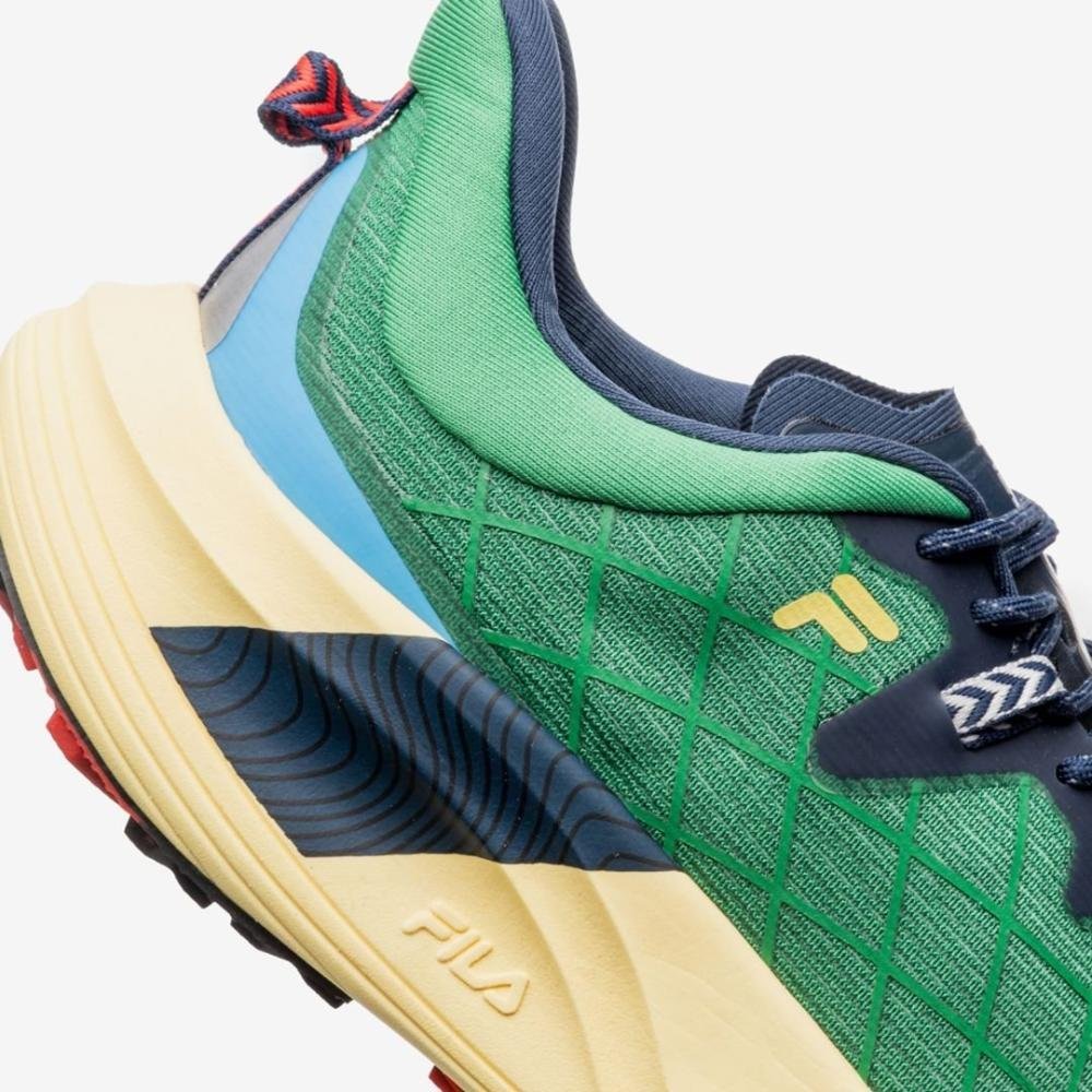 Tênis Masculino Fila Skytrail Verde Verde/Bege 6