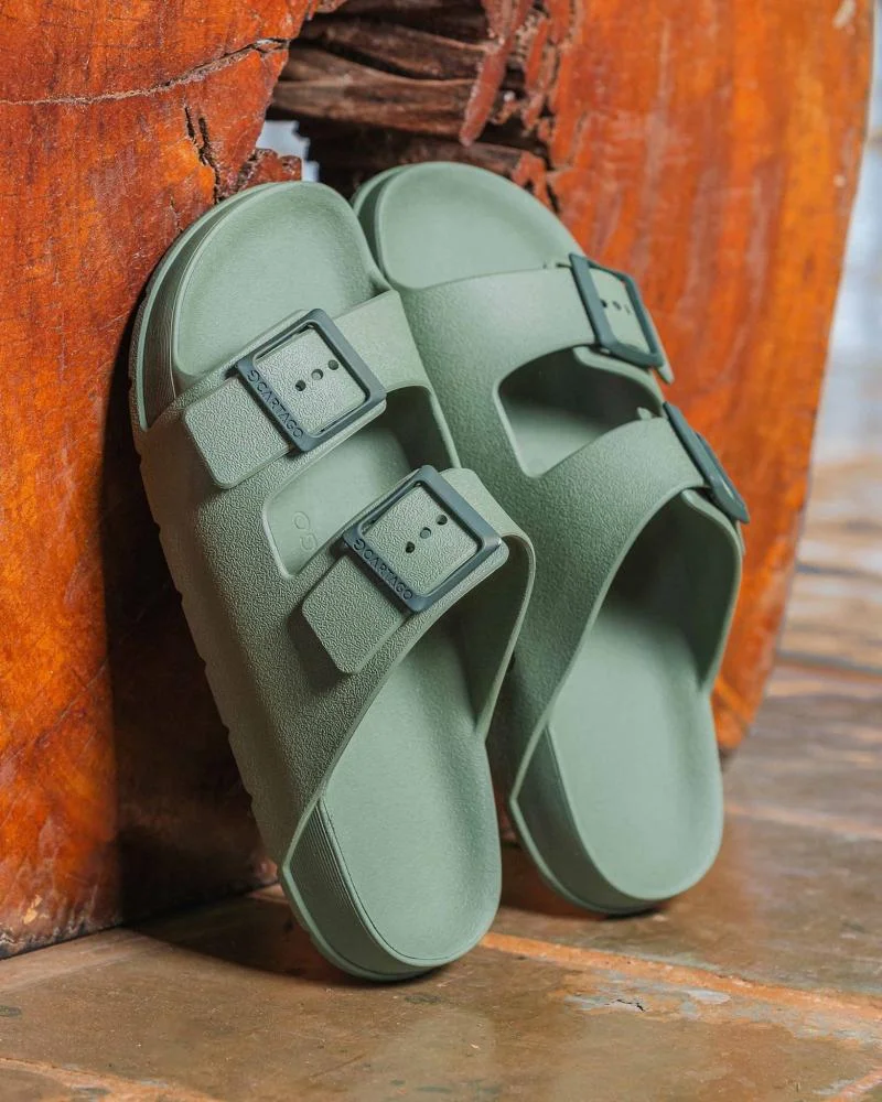 Chinelo Masculino Slide Torino Cartago Grendene 12548 Verde Verde 2