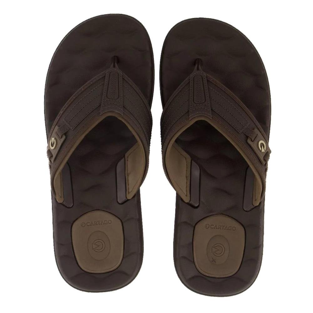 Chinelo Masculino Cartago Egeu IV 12530 Marrom/Marrom Marrom 2