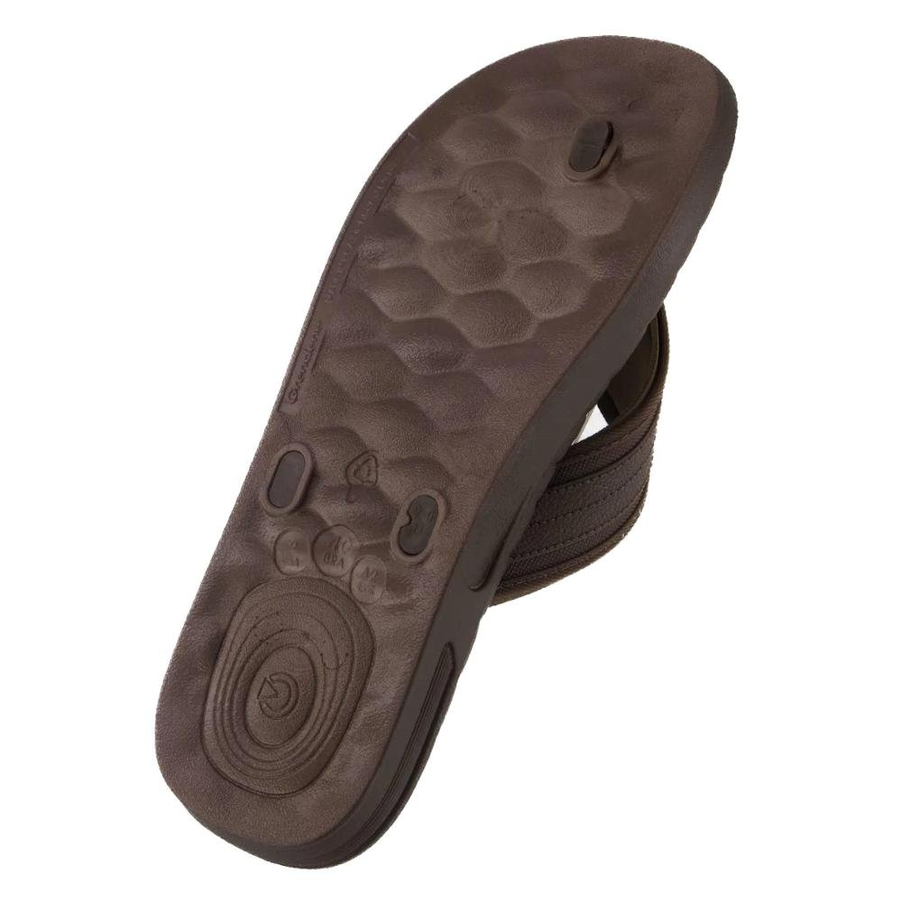 Chinelo Masculino Cartago Egeu IV 12530 Marrom/Marrom Marrom 5