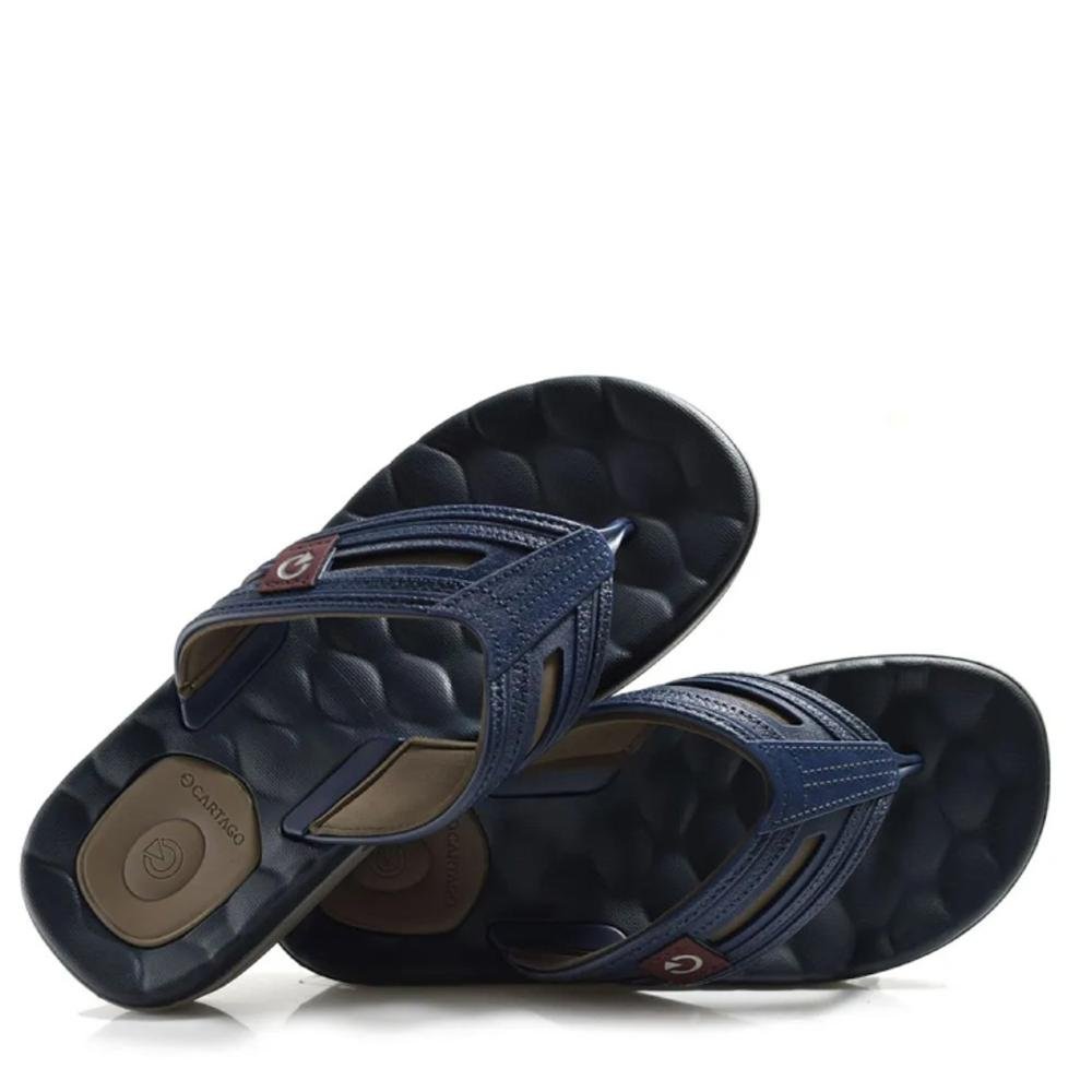 Chinelo Masculino Cartago Egeu IV 12530 Azul/Marrom Azul 2