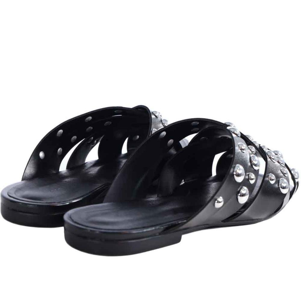 Mule Feminino Zariff com Maxi Esferas 50435-91095 Preto Preto 3