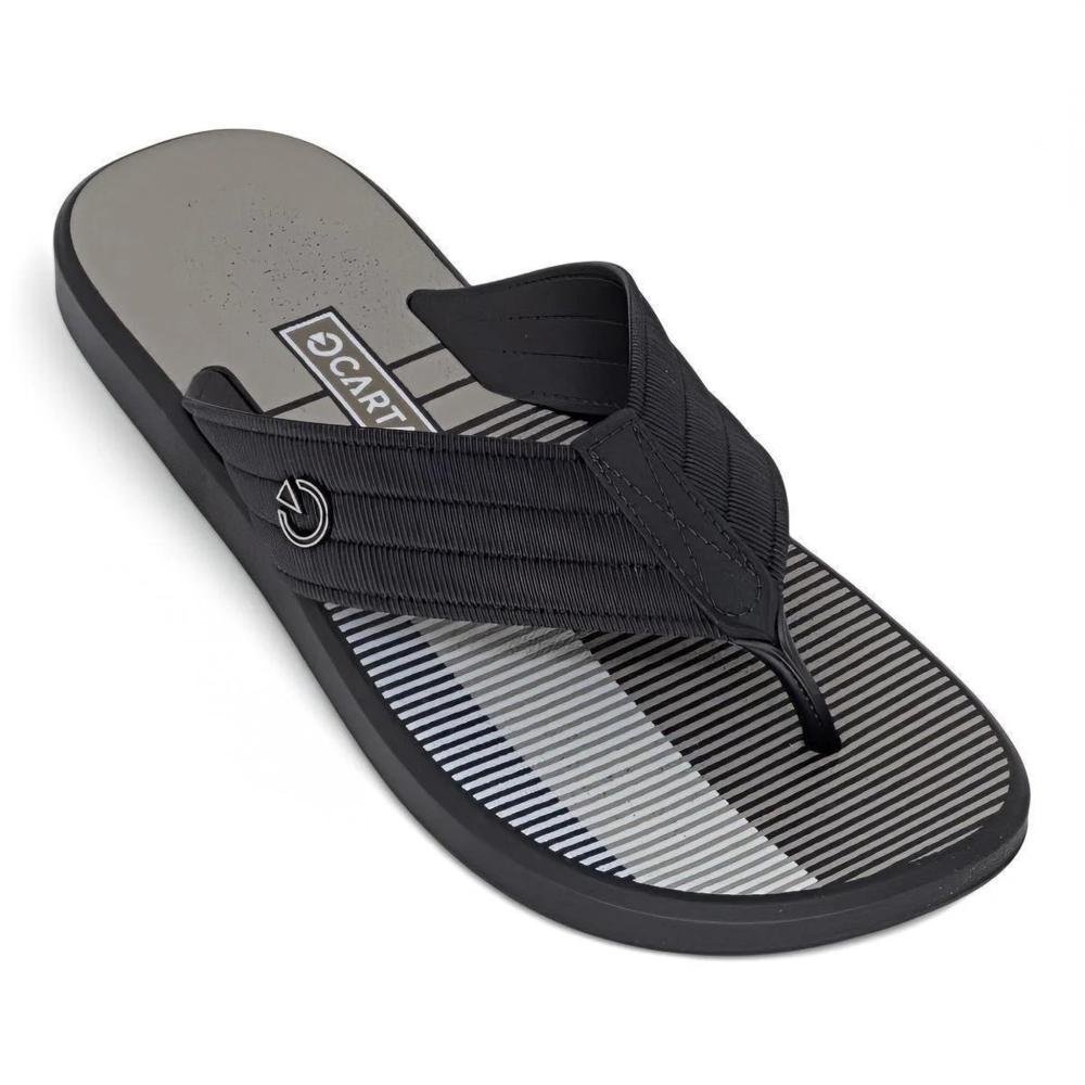 Chinelo Masculino Cartago Montreal 11729 Preto/Preto Preto 5
