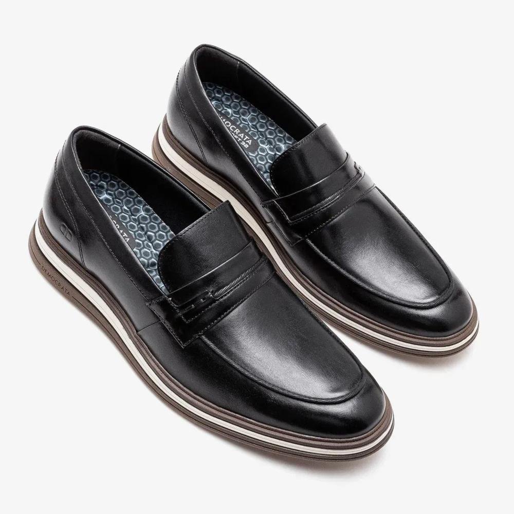 Sapato Masculino Dune Hi-Soft Democrata 298203 Preto Preto 3