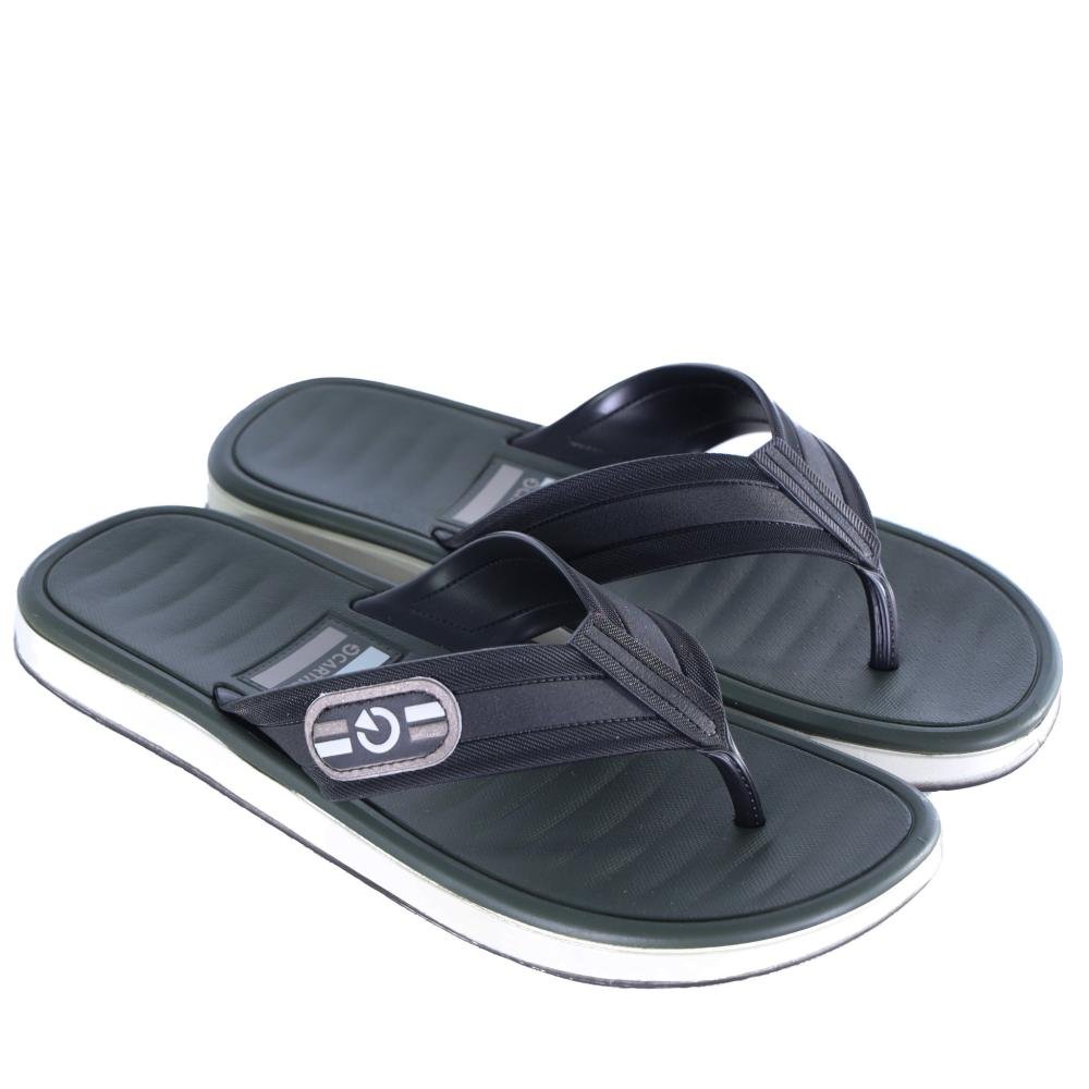 Chinelo Masculino Cartago Paris II 12214 Preto/Verde Azul 4