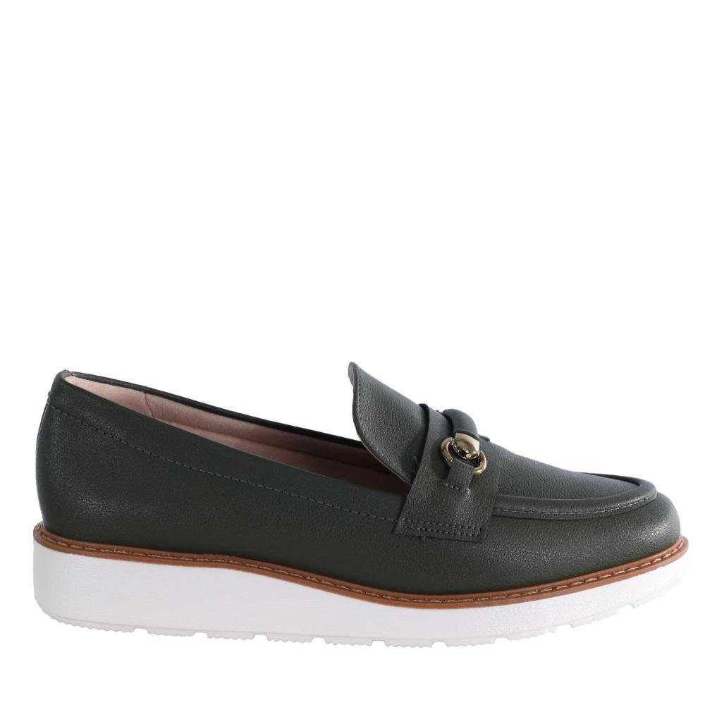 Mocassim Feminino Modare 7400.103 Oliva Verde 1