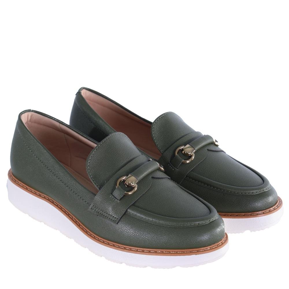 Mocassim Feminino Modare 7400.103 Oliva Verde 3