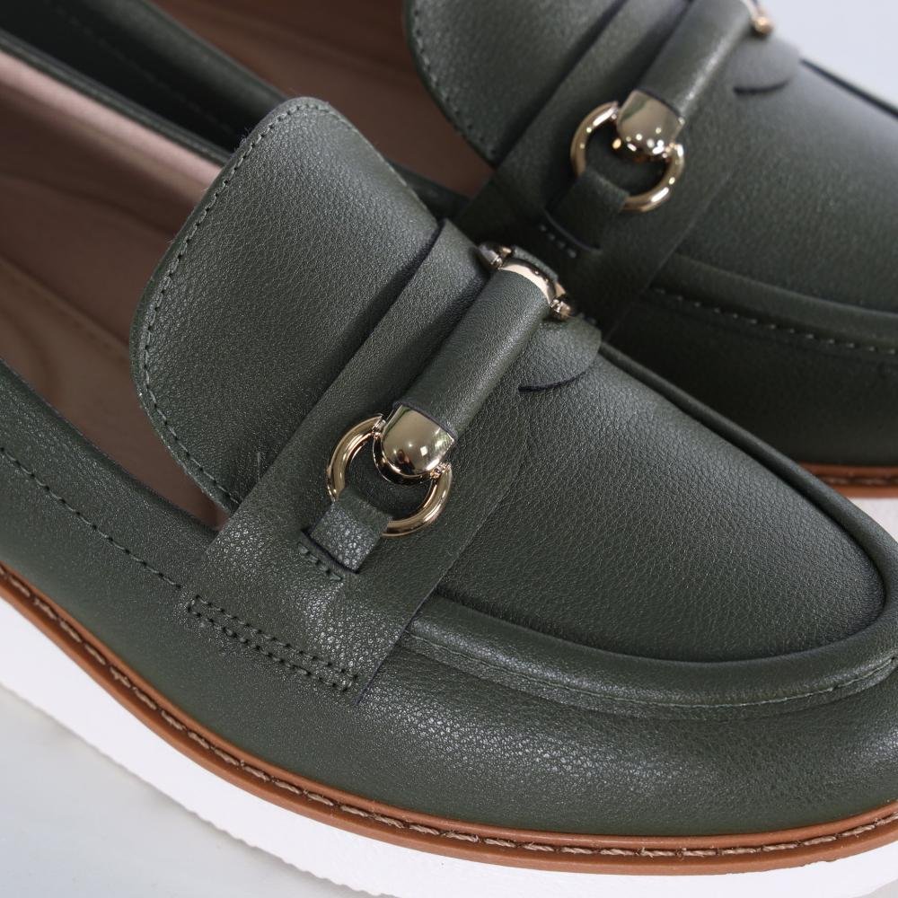 Mocassim Feminino Modare 7400.103 Oliva Verde 4