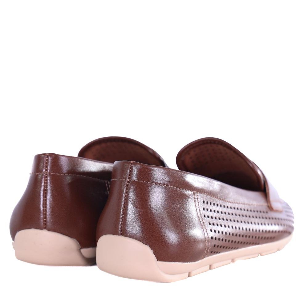Sapatilha Feminina Mocassim Comfortflex 25-61332 Sella Marrom 5