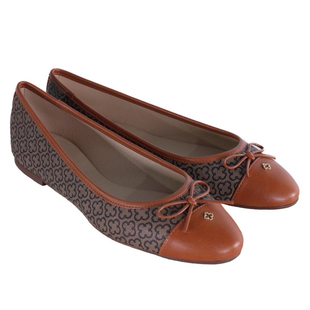 Sapatilha Feminina Capodarte com Laço 4019025 Monograma Monograma 3
