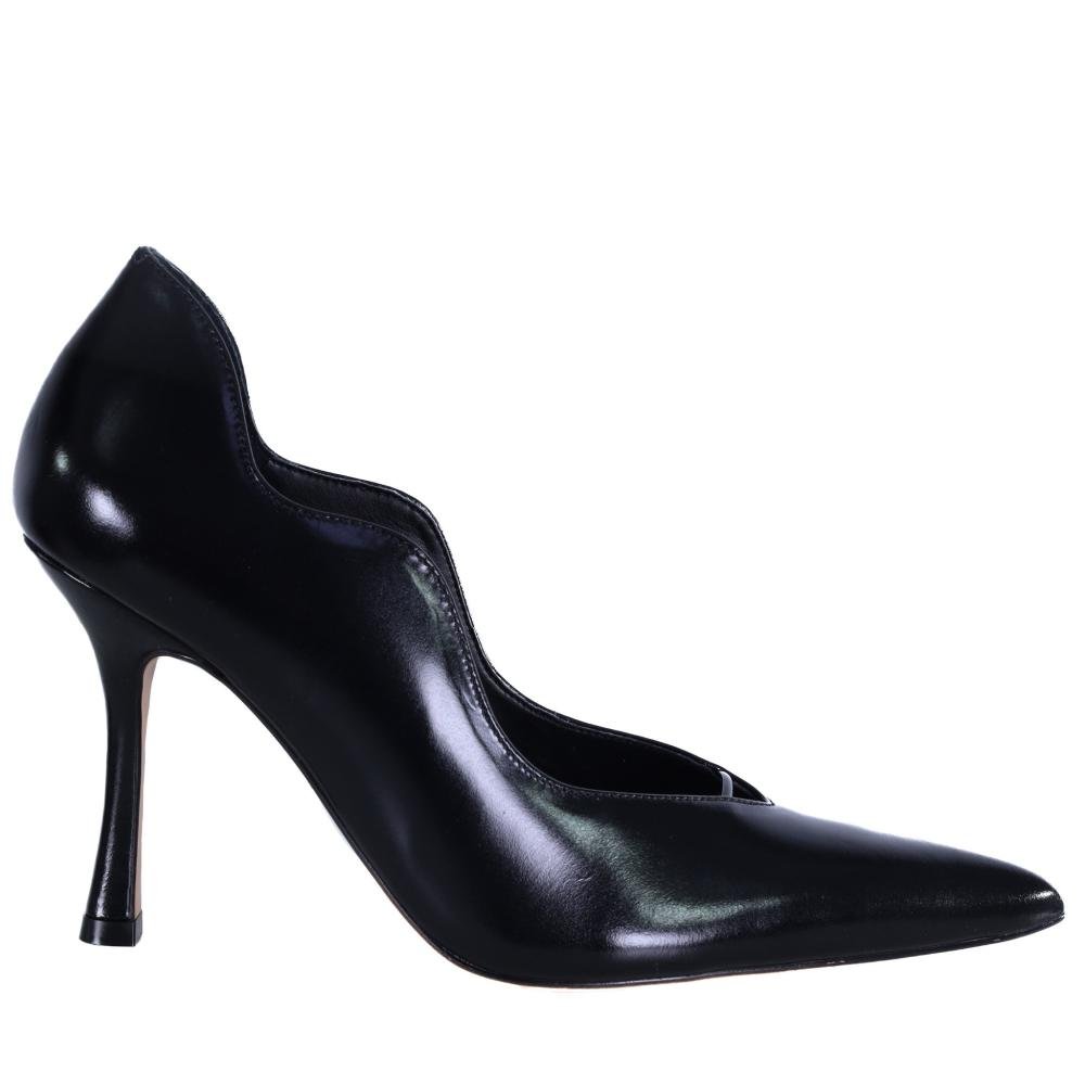 Scarpin Feminino Capodarte com Recorte Ondulado 4019332 Preto