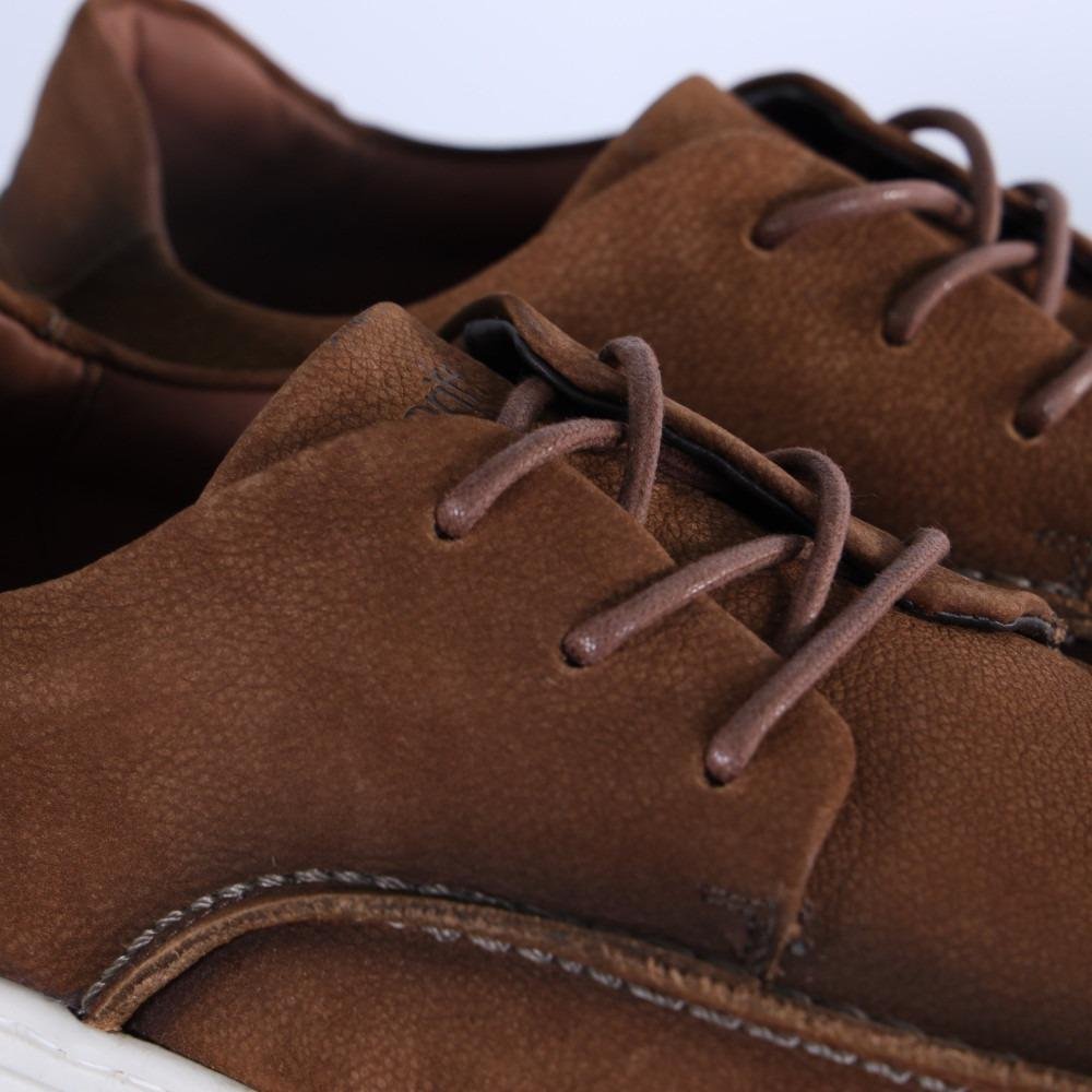 Tênis Masculino Zariff Vof031 Tan Marrom 4