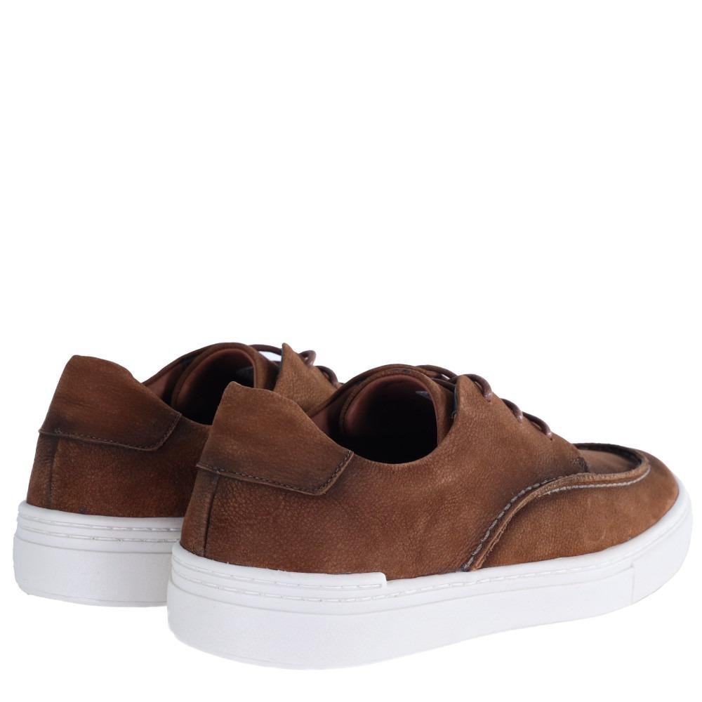 Tênis Masculino Zariff Vof031 Tan Marrom 5