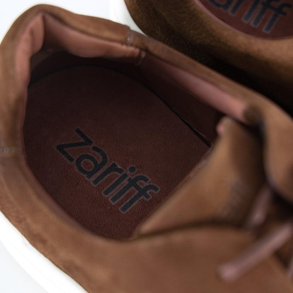 Tênis Masculino Zariff Vof031 Tan Marrom 6