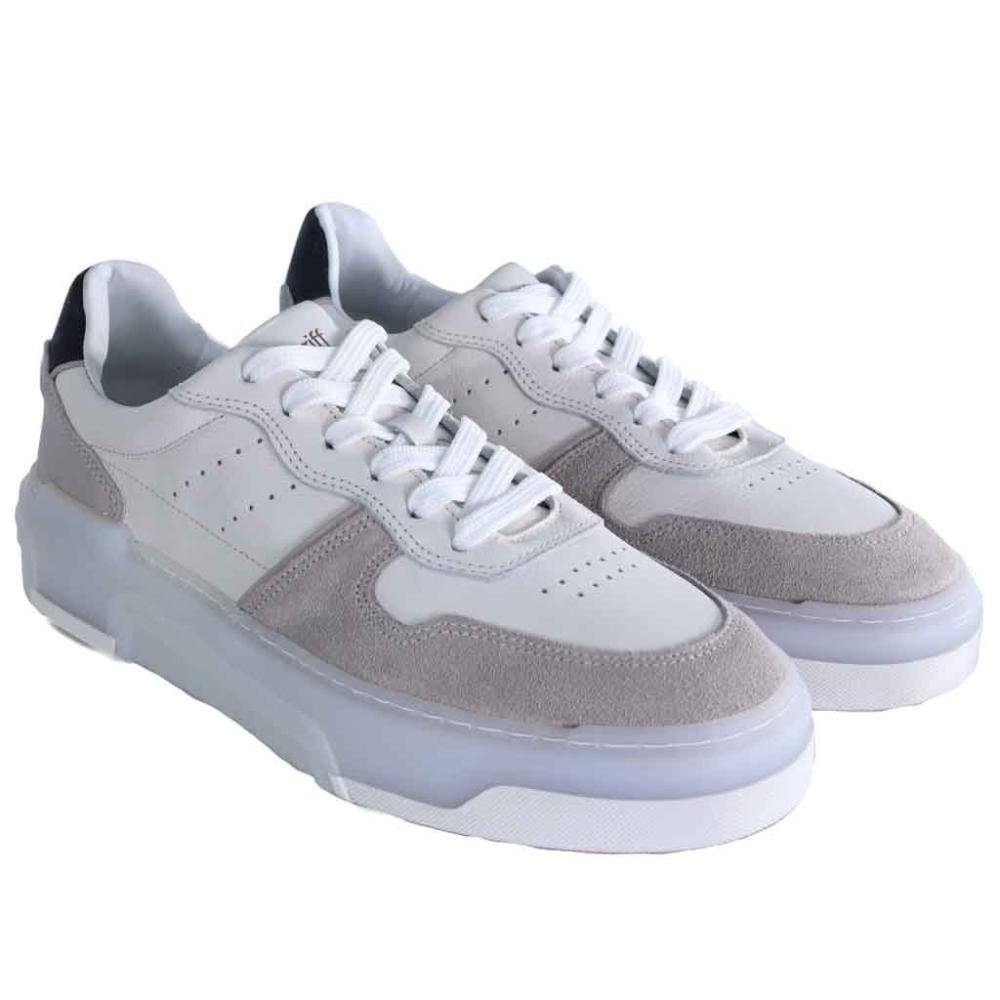 Tênis Masculino Casual Zariff Rck029 Cinza Bege/Cinza 3
