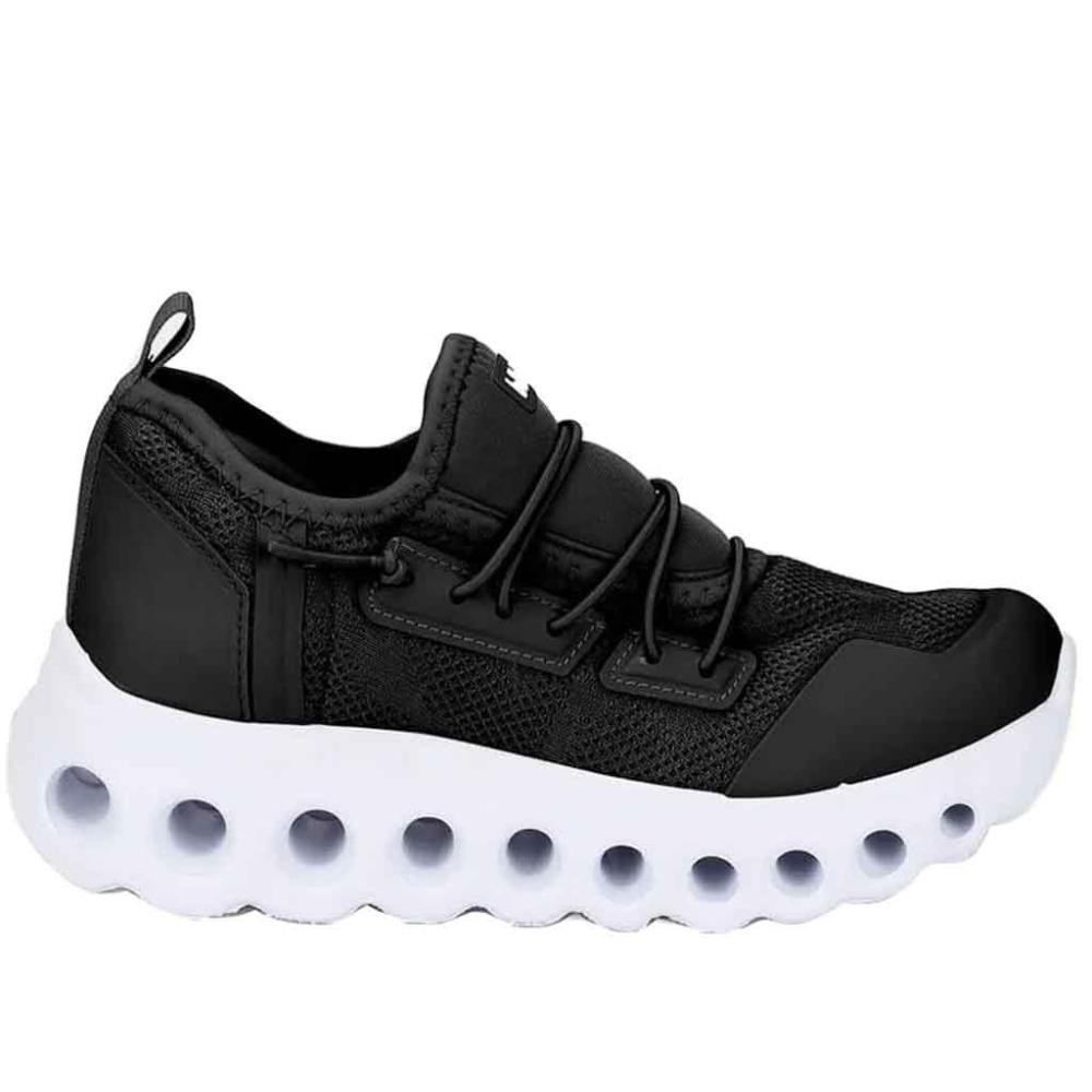 Tênis Infantil Bibi com Solado Bubble 1270007. Preto