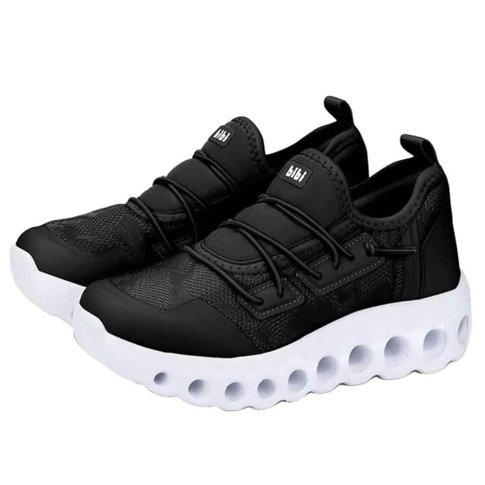 Tênis Infantil Bibi com Solado Bubble 1270007. Preto Preto 2