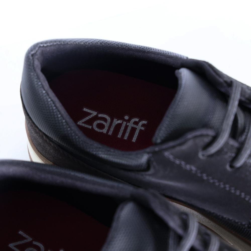 Sapatênis Masculino Zariff Texturizado Challenger 11.006 Preto Preto 5
