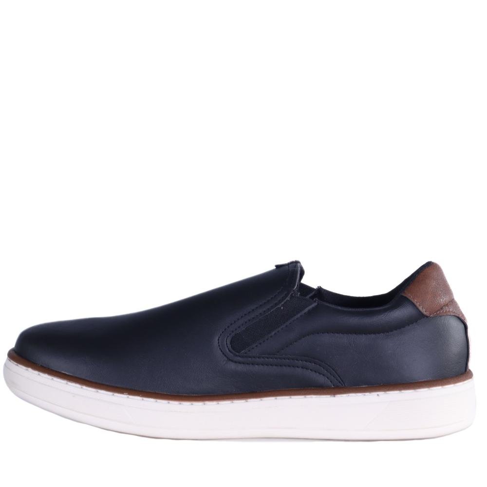 Sapatênis Masculino Zariff Slip-On 12.002 Preto Preto 2