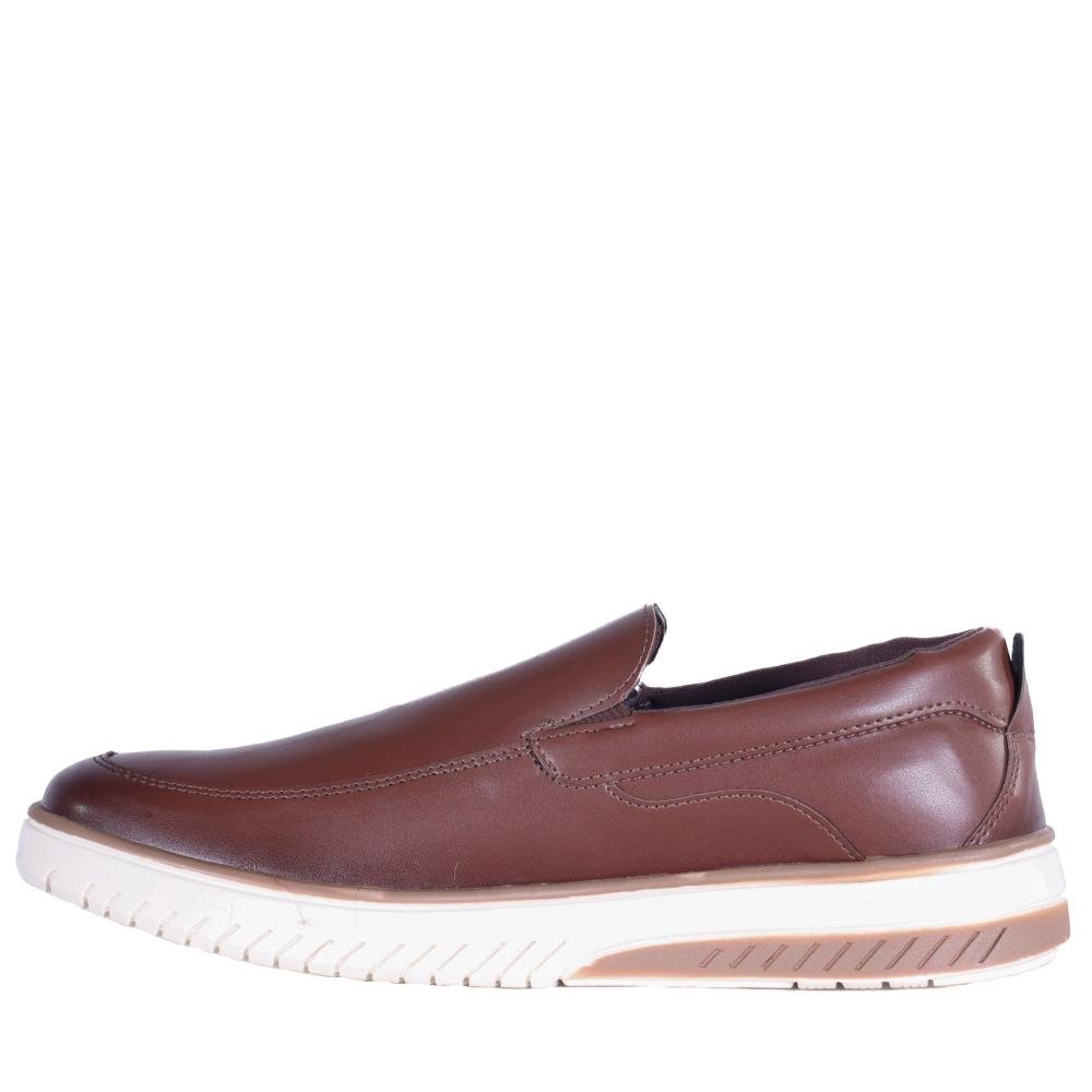 Sapato Masculino Zariff Slip-On 11.007 Caramelo Marrom 3
