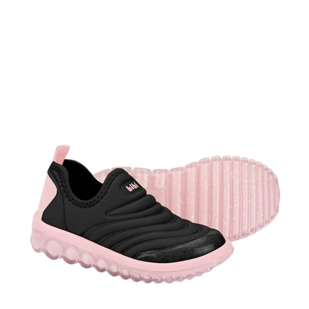 Tênis Infantil Bibi Menina 1155324 Preto/Rosa Preto/Rosa 2