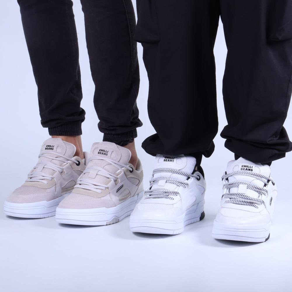 Tênis Masculino Chilli Beans Sneakers 2594665-3 Branco Branco 12
