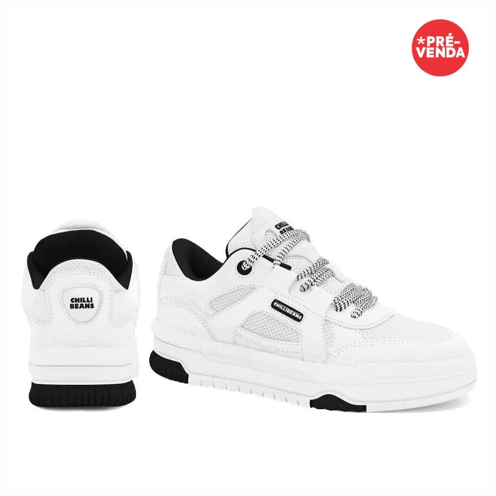 Tênis Masculino Chilli Beans Sneakers 2594665-3 Branco Branco 4
