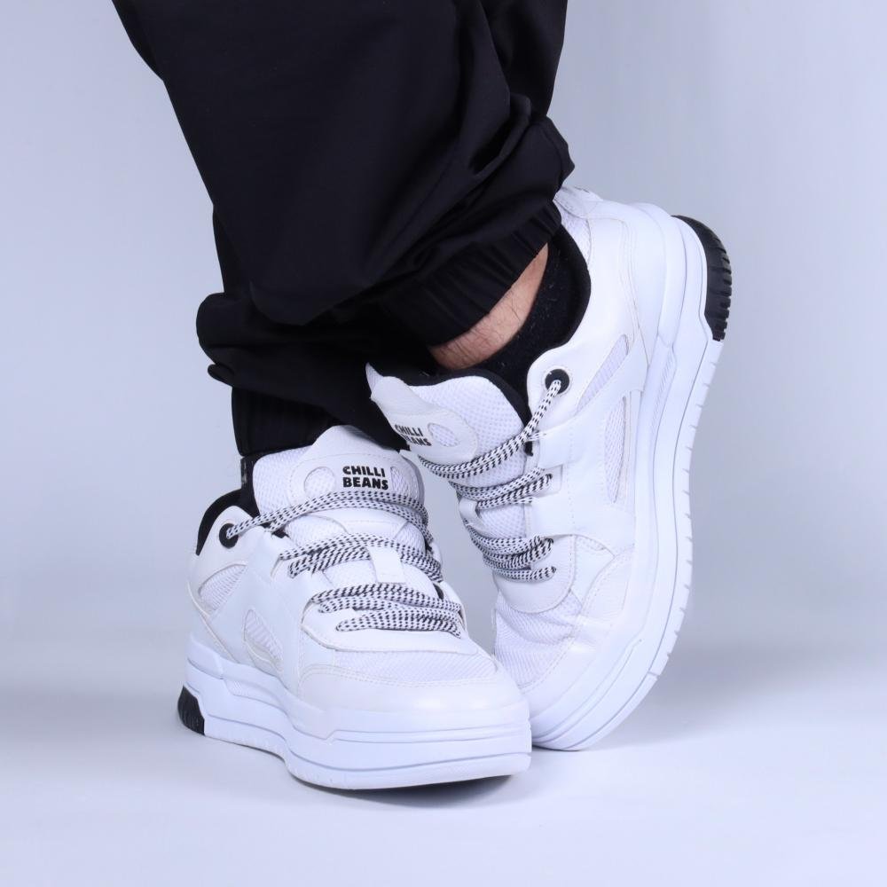 Tênis Masculino Chilli Beans Sneakers 2594665-3 Branco Branco 10