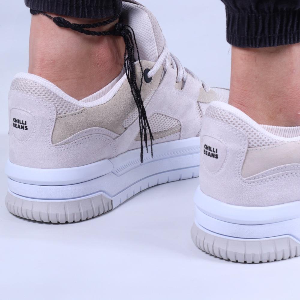Tênis Masculino Chilli Beans Sneakers 2594665-1 Branco/Cinza Branco/Cinza 11