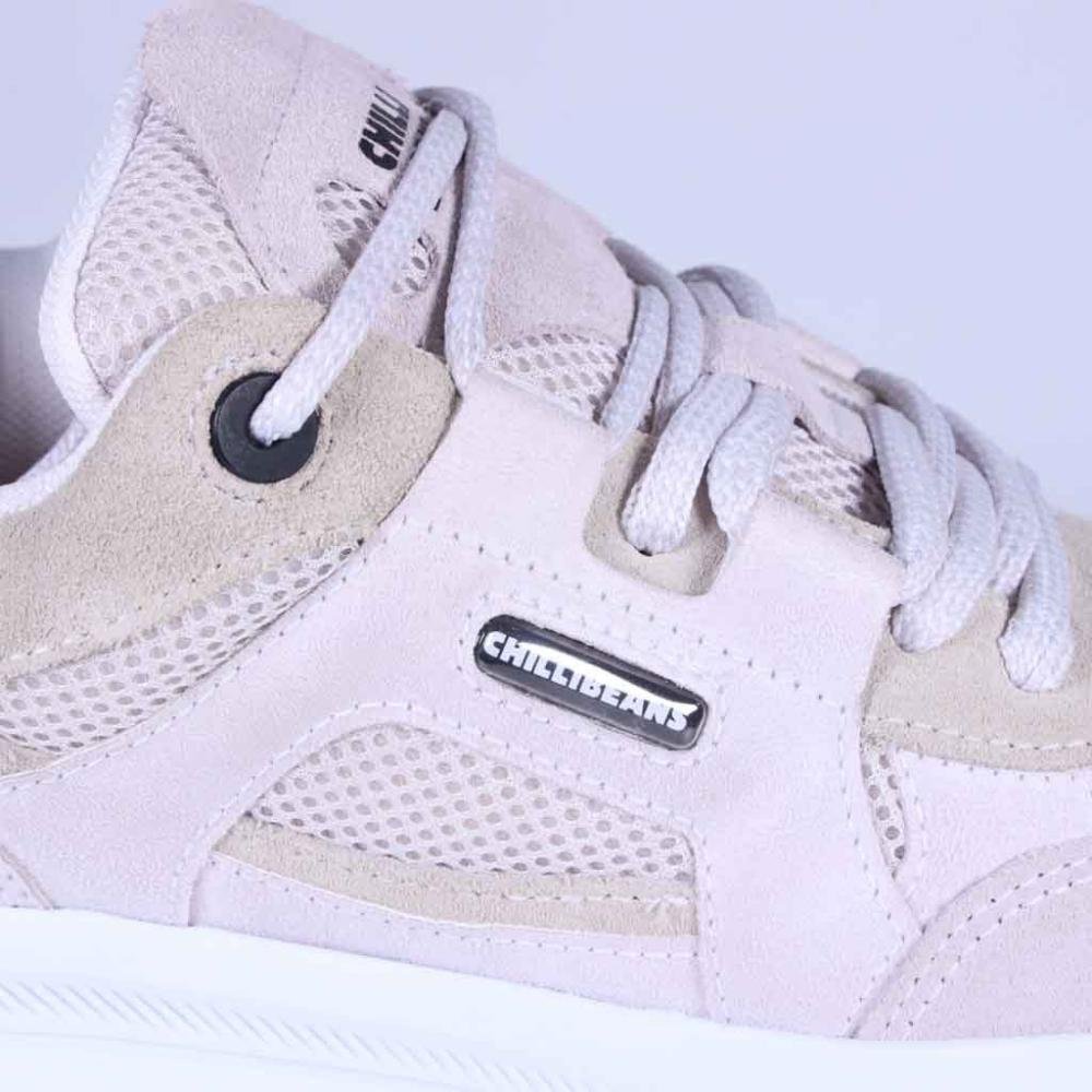 Tênis Masculino Chilli Beans Sneakers 2594665-1 Branco/Cinza Branco/Cinza 14