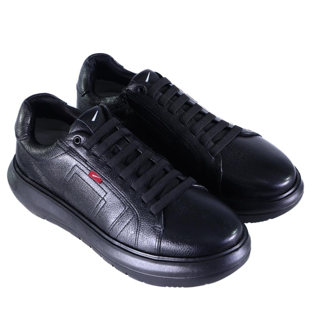 Sapatênis Ferracini Masculino Plataforma 8288-695b Preto Preto 3